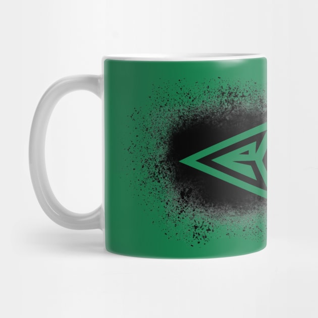 Green Arrow Splatter Logo by LCHollywoodStar